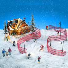 Load image into Gallery viewer, Apres-Ski Lodge Set Lemax Collection 2025 Christmas Village Caddington