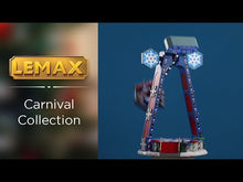 Load and play video in Gallery viewer, Spinning Snowflake Lemax Village Collection Sighs and Sounds