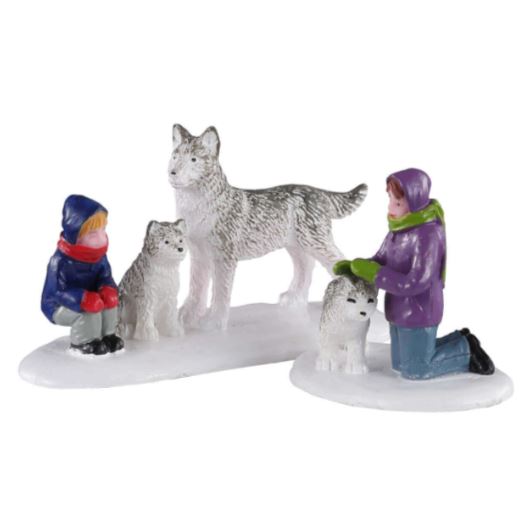 Future Sled Dogs  Lemax Figurine Collection Christmas Village