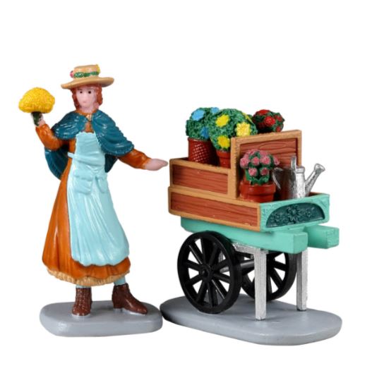 Merry's Garden Cart  Lemax Figurine Collection Caddington Village