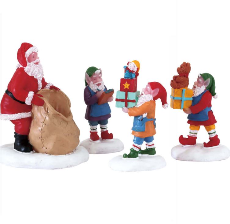 Present Procession  Lemax Village Collection Figurine  for Miniature Christmas Village