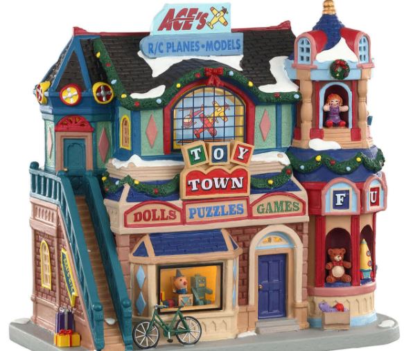 Toy Town Lemax Christmas Village Collection Caddington Carnival House