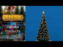 Load and play video in Gallery viewer, Jolly Christmas Tree Lemax Christmas Village Collection
