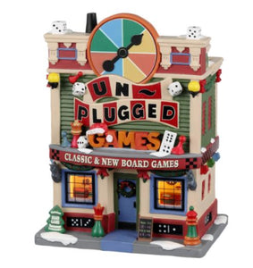 Unplugged Games Lemax Collection Christmas Village  Caddington Carnival House