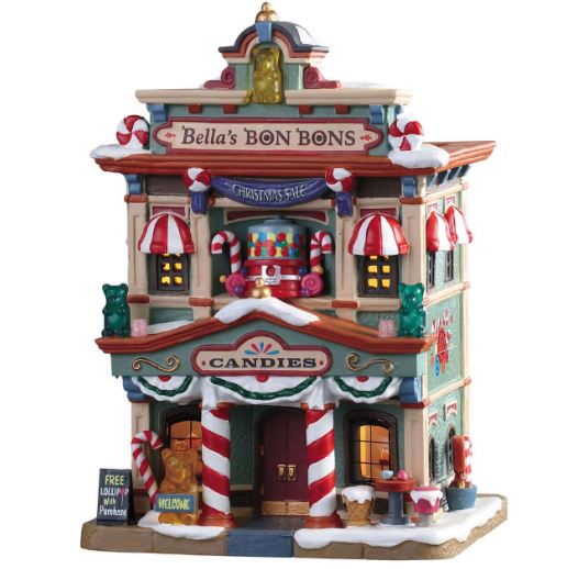 Bella's Bon Bons Caddington Lemax Christmas Village Collection House