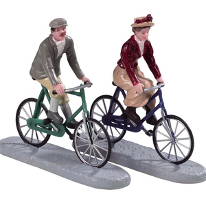 Bike Ride Date Lemax Figurine