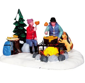 Campfire Fondue Lemax Collection Miniature Christmas Village