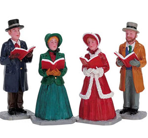 Christmas Harmony, Set Of 4 Figurine  Lemax Christmas Village Collection