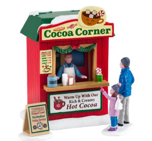 Cocoa Corner Set of 3, 2022 Lemax Figurine and Table Accent Christmas Village Collection