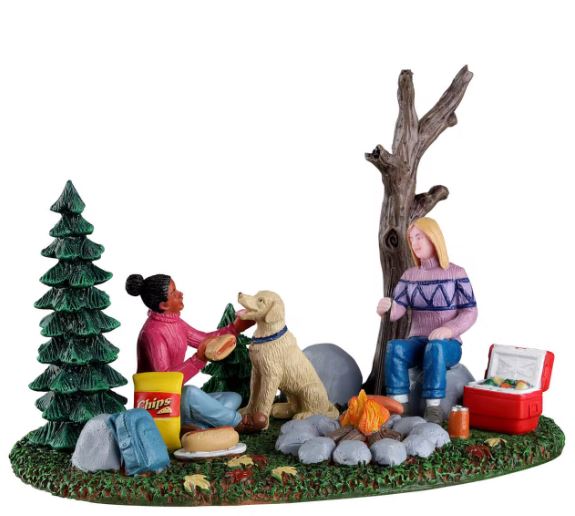 Fall Camping Trip, 2022 Lemax Figurine and Table Accent Christmas Village Collection