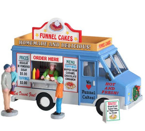 Funnel Cakes Food Truck Carnival Lemax Figurine and Table Accent Christmas Village Collection