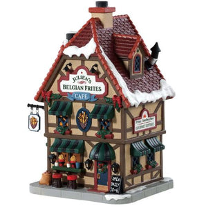 Juliens Belgian Frites Cafe Caddington Lemax Christmas Village Collection House