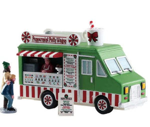 Peppermint Food Truck  Lemax Collection Carnival Christmas Village