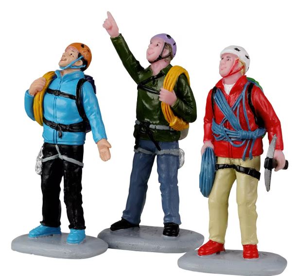 Vertical Mountain Climbers , 2022 Figurine Lemax Christmas Village Collection