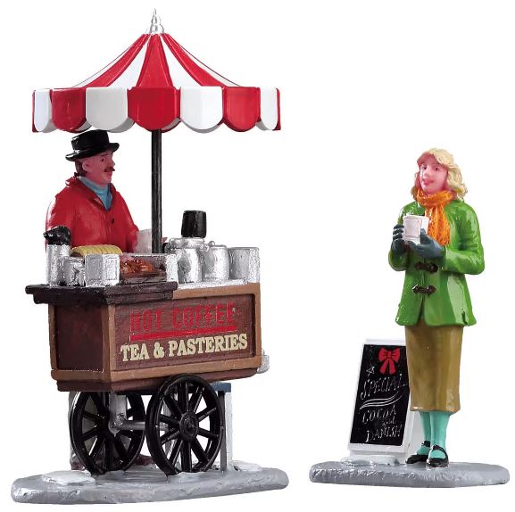 Winter Refreshments Set Of 2 Figurine Lemax Christmas Village Collection