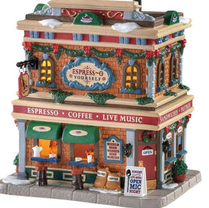 Espresso Yourself Lemax Christmas Village Collection House